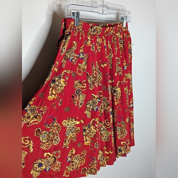 VINTAGE PLEATED SK AND COMPANY SKIRT - Picture 1 of 8